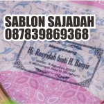sajadah sablon satuan