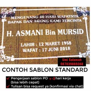 sajadah sablon souvenir tahlil
