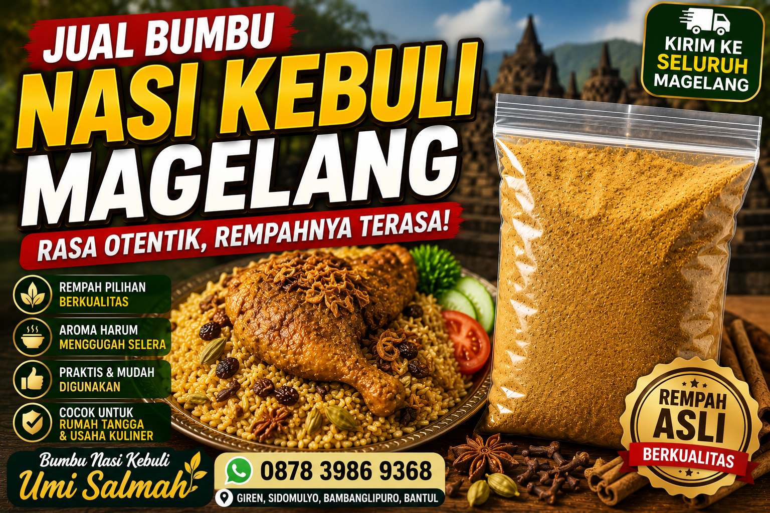 Jual Bumbu Nasi Kebuli Magelang