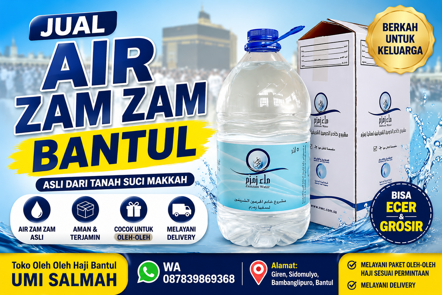 jual zam zam bantul jual zam zam bantul