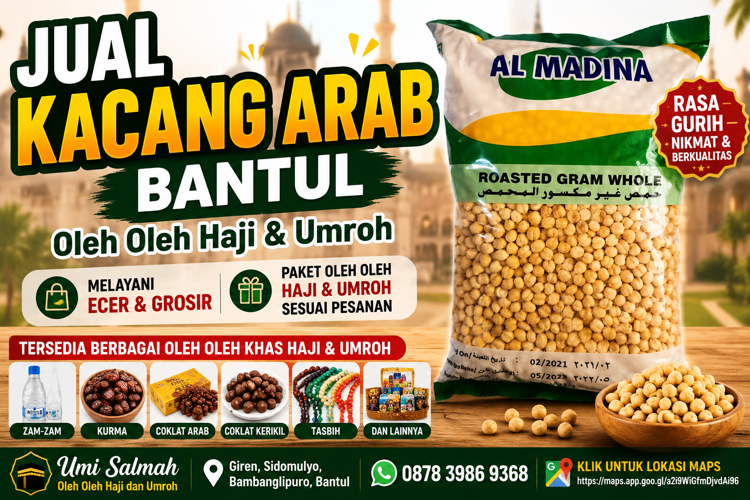 jual kacang arab bantul