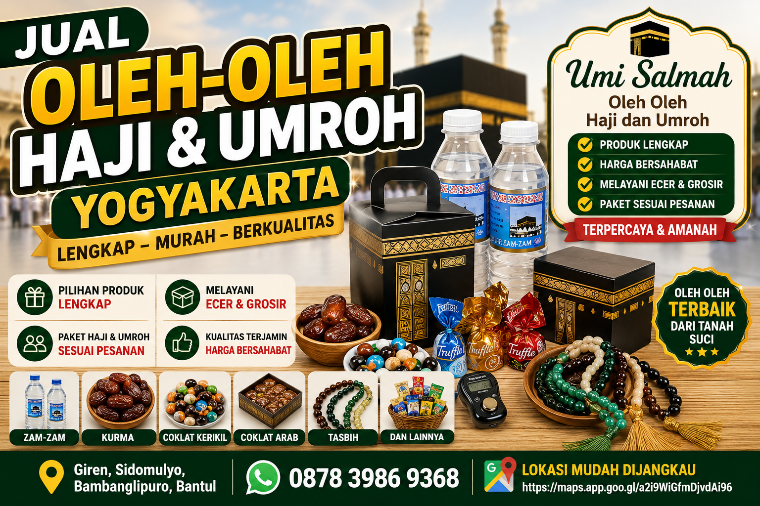 Jual Oleh-Oleh Haji Umroh Yogyakarta